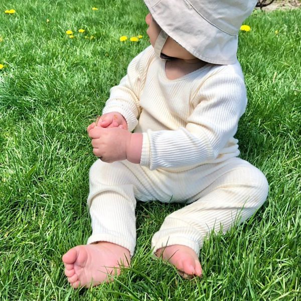 Baby Wearing Loungewear Vanilla Set