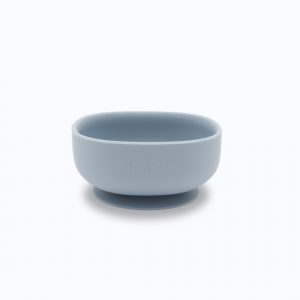 Silicone Suction Bowl - Dusty Blue
